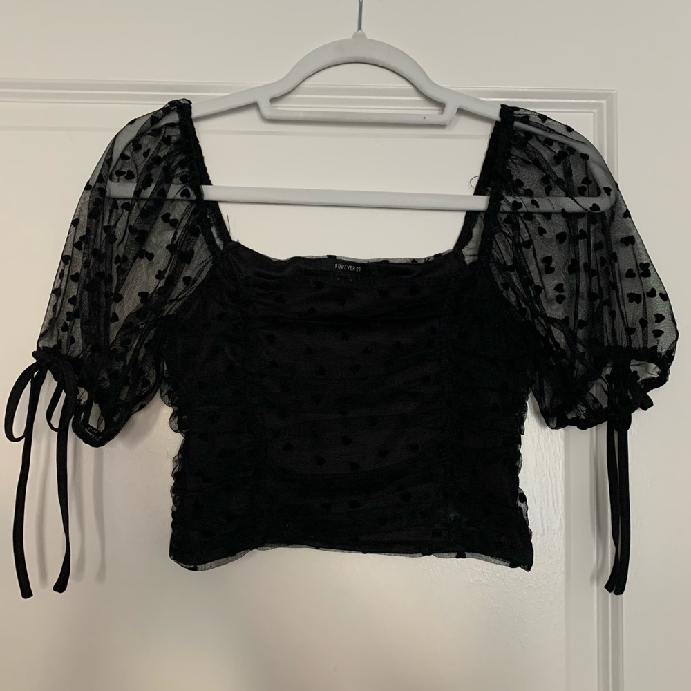 Black Crop Top